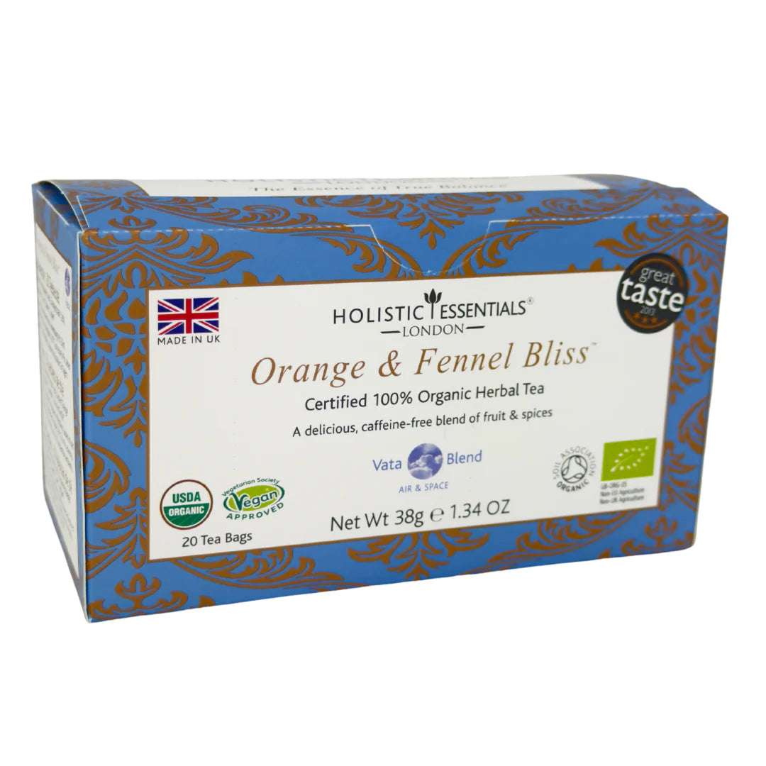 Orange & Fennel Bliss™ - Organic Herbal Tea - Vata Blend